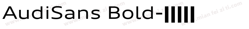 AudiSans Bold字体转换